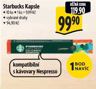 Starbucks Kapsle, 10 ks