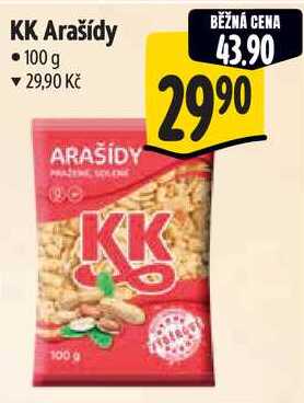 KK Arašídy, 100 g