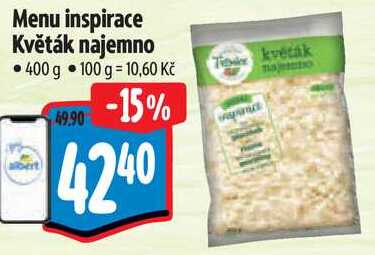 Menu inspirace Květák najemno, 400 g 