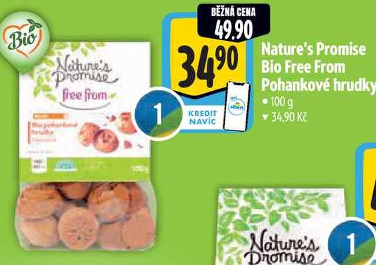 Nature's Promise Bio Free From Pohankové hrudky, 100 g 