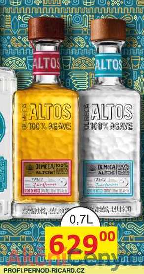 Olmeca Altos Plata 0,7l 38%