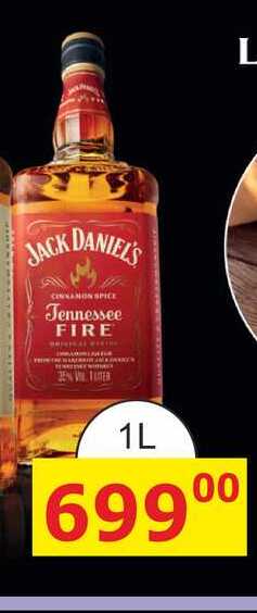 Jack Daniel's Tennessee fire likér s příchutí skořice 1l