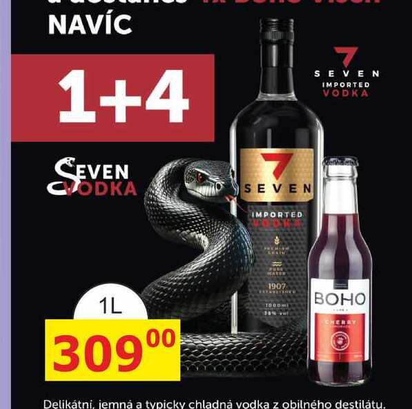 SEVEN VODKA 1L 