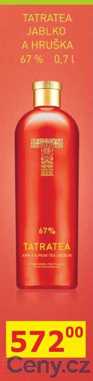 TATRATEA JABLKO A HRUŠKA 67% 0,7L