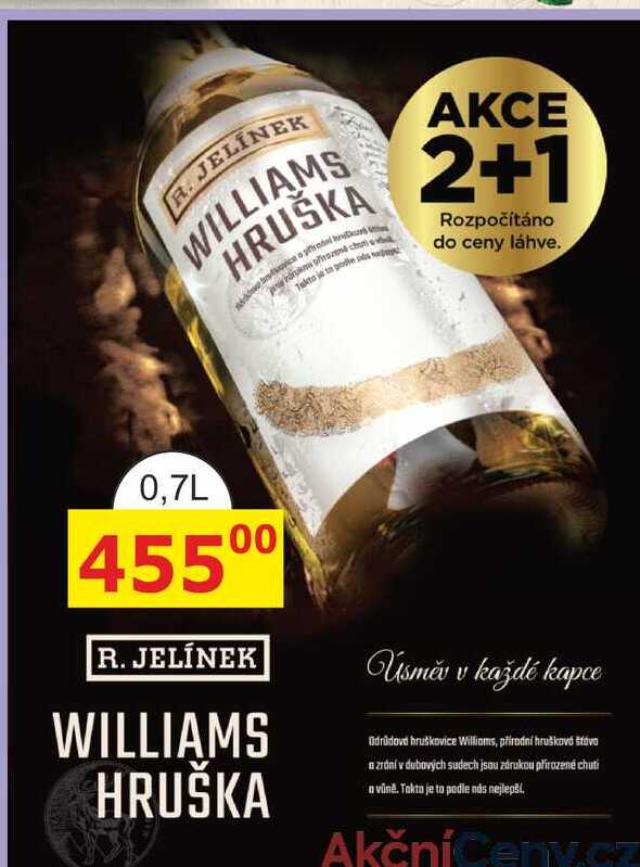 R. JELÍNEK Williams Hruška 0,7l 40%