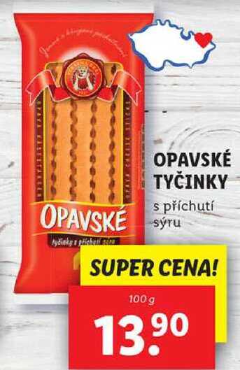 OPAVSKÉ TYČINKY, 100 g