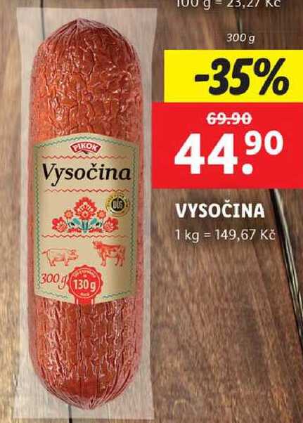 VYSOČINA, 300 g