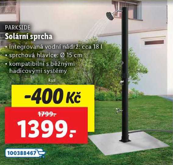 Solární sprcha 