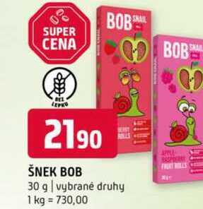 Šnek bob 30 g vybrané druhy