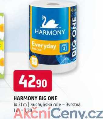 Harmony big one 1x 31 m kuchyňská role 3vrstvá 