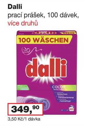 Dalli prací prášek, 100 dávek, více druhů 