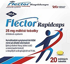 Flector® Rapidcaps 25 mg 20 měkkých tobolek