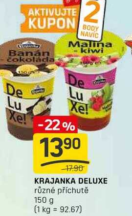KRAJANKA DELUXE různé příchutě 150 g 
