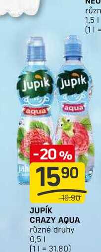 JUPÍK CRAZY AQUA různé druhy 0,5l