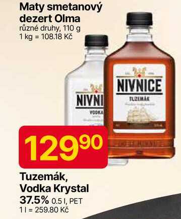 Nivnice Tuzemák 37,5%, 0,5L PET 