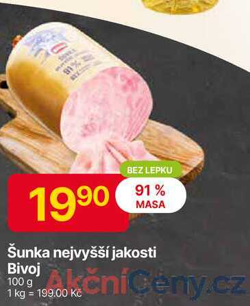 Bivoj Šunka nejvyšší jakosti 100g