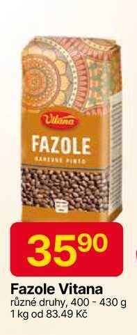 Vitana Fazole různé druhy, 400 - 430 g 