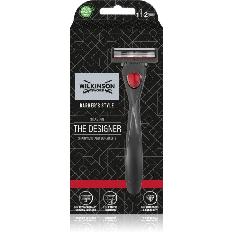 Wilkinson Sword Barbers Style The Architect holicí strojek + náhradní hlavice 2 ks