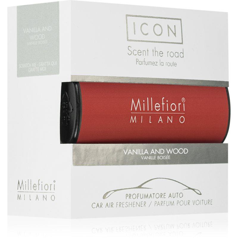 Millefiori Icon Vanilla & Wood vůně do auta 1 ks