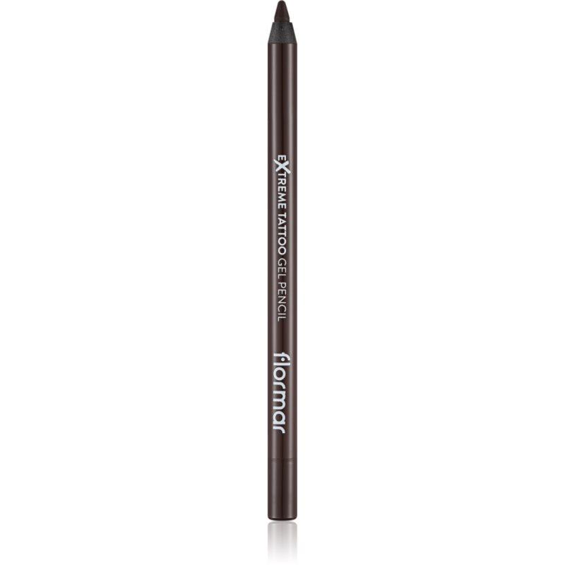 flormar Extreme Tattoo Gel Pencil voděodolná gelová tužka na oči odstín 02 Walnut 1.2 g