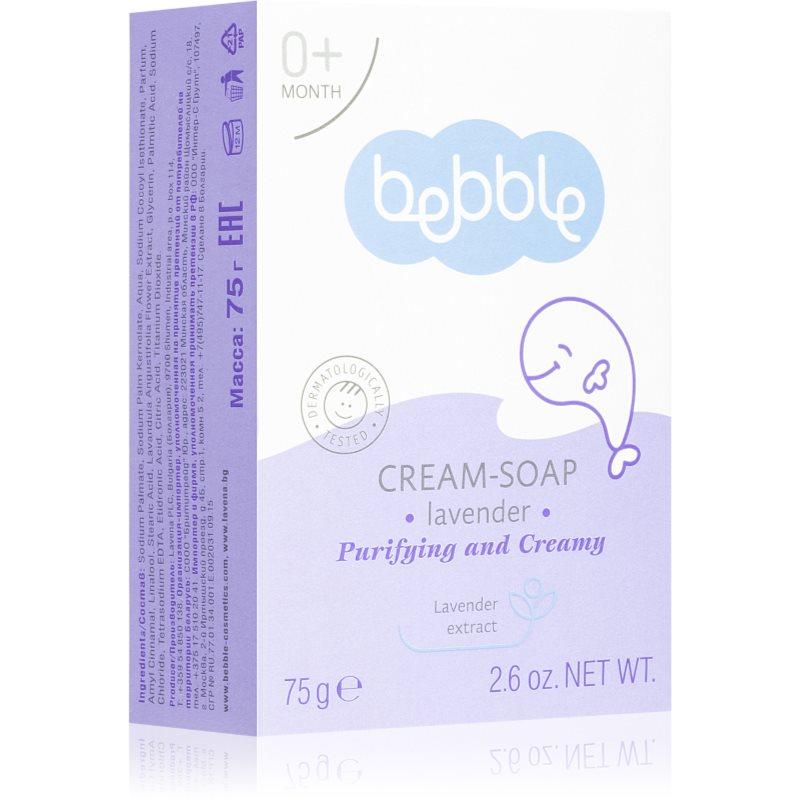 Bebble Cream-Soap Lavender krémové mýdlo s levandulí pro děti 75 g