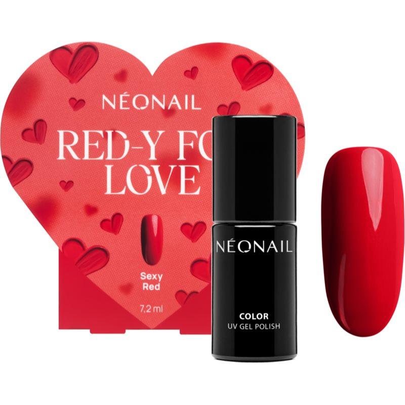 NEONAIL Special Set Red-y for Love gelový lak na nehty (limitovaná edice) odstín Sexy Red 7.2 ml