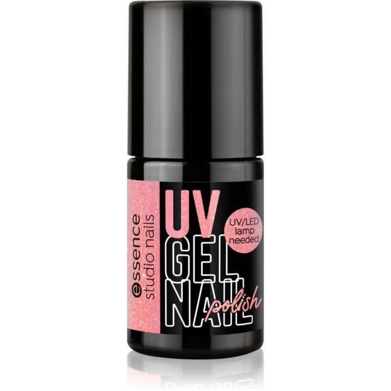 essence studio nails UV GEL NAIL gelový lak na nehty s použitím UV/LED lampy odstín 03 in ROSE GOLD we trust 5 ml