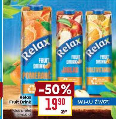 Relax Fruit Drink 1l