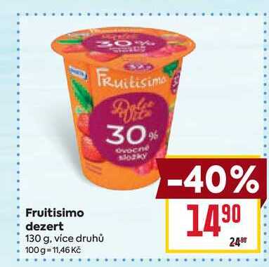 Fruitisimo dezert 130 g