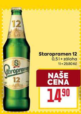 Staropramen 12 0,5l 