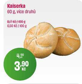 Kaiserka 60 g, více druhů 