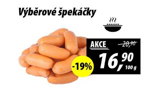 Výběrové špekáčky, 100 g 