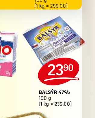 BALSÝR 47% 100 g