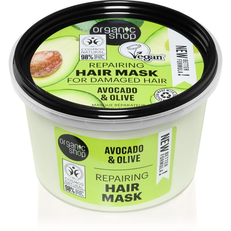 Organic Shop Avocado & Olive regenerační maska na vlasy 250 ml
