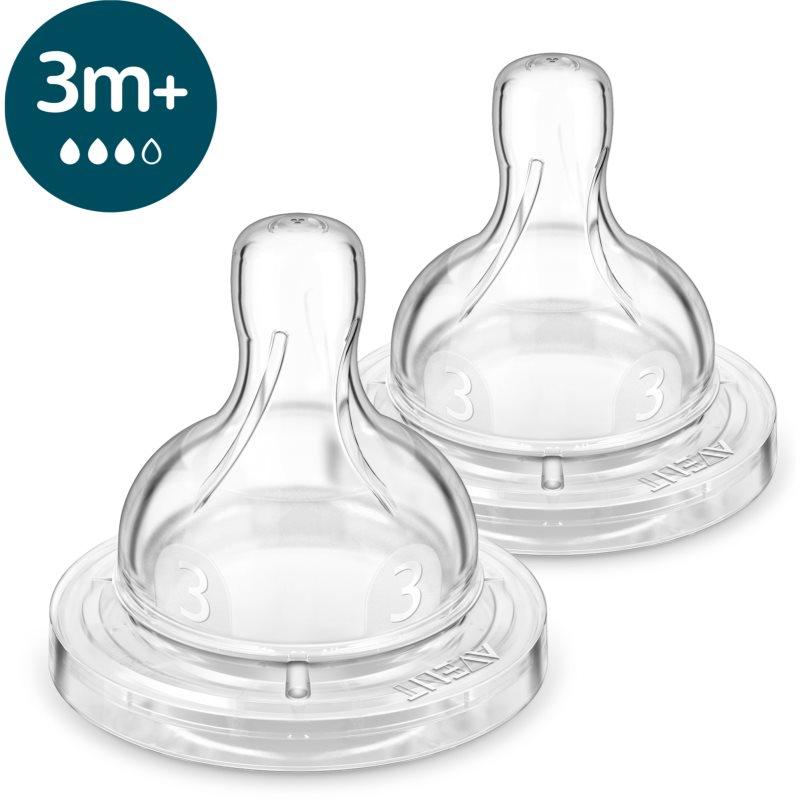 Philips Avent Anti-colic SCY763/02 savička na láhev anti-colic 3 m+ Medium Flow 2 ks