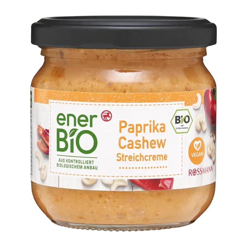 enerBiO BIO pomazánka s červenou paprikou a kešu ořechy, 180 g