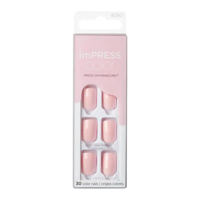 KISS Umělé nehty imPRESS Color Pick me pink, 1 ks