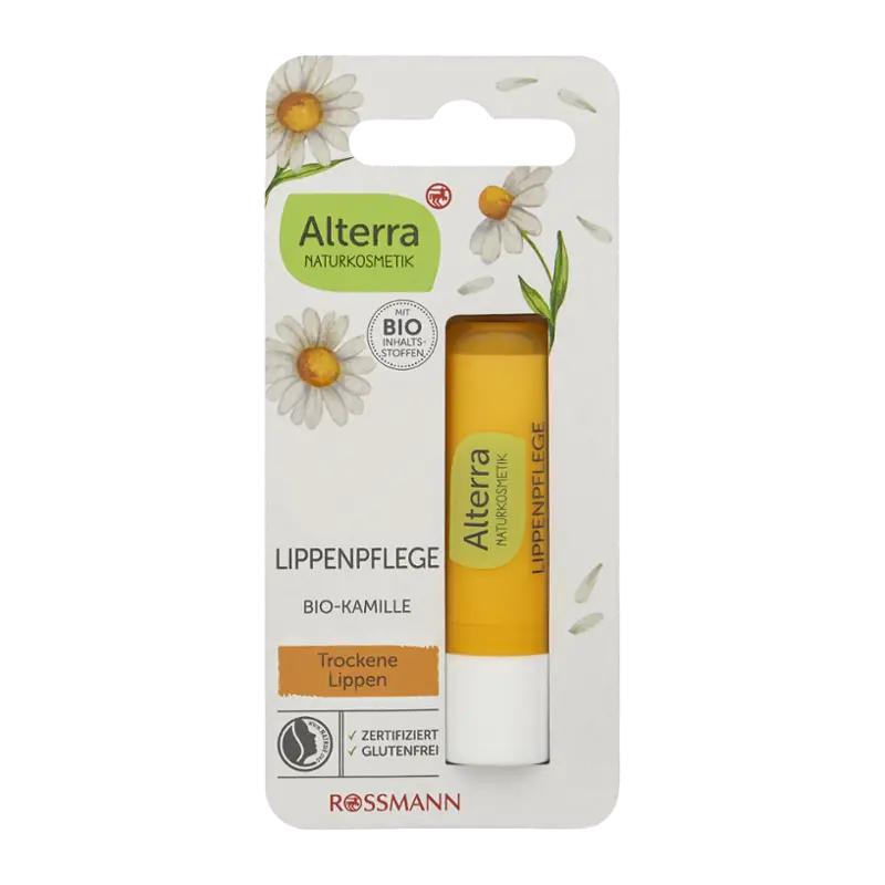 Alterra Naturkosmetik Balzám na rty s heřmánkem, 4.8 g
