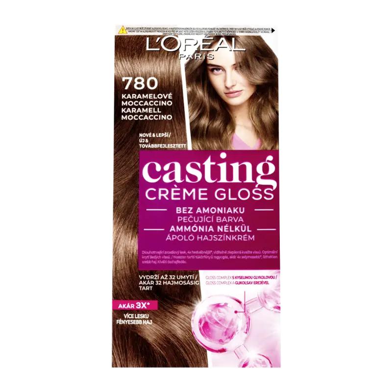 L'Oréal Barva na vlasy Casting Creme Gloss 780 karamelové moccaccino, 1 ks