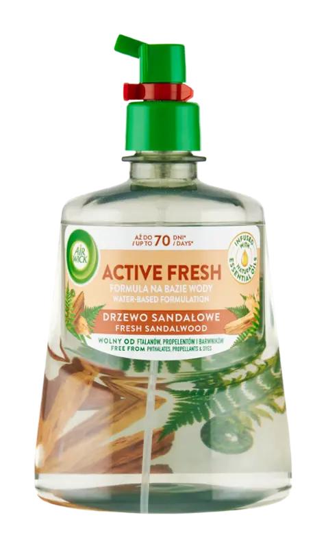 Air Wick Náplň do automatického difuzéru Active Fresh Santalové dřevo, 228 ml