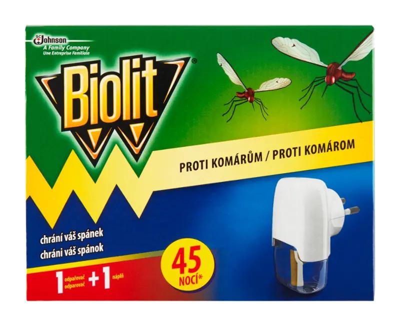 Biolit Elektrický odpařovač s tekutou náplní proti komárům, 1 ks