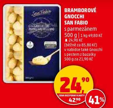 BRAMBOROVÉ GNOCCHI SAN FABIO s parmezánem, 500 g 