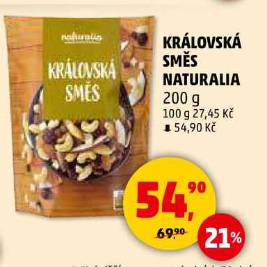 KRÁLOVSKÁ SMĚS NATURALIA, 200 g 