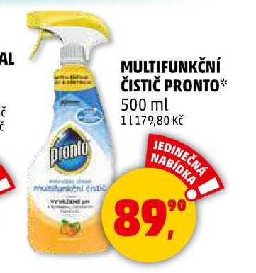 MULTIFUNKČNÍ ČISTIČ PRONTO, 500 ml 