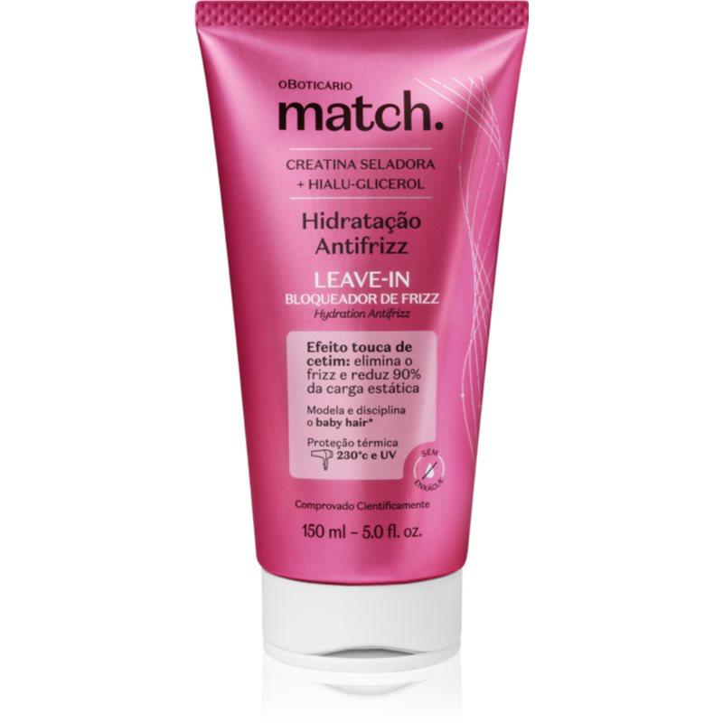 oBoticário Match. Anti-Frizz bezoplachový kondicionér s hydratačním účinkem 150 ml