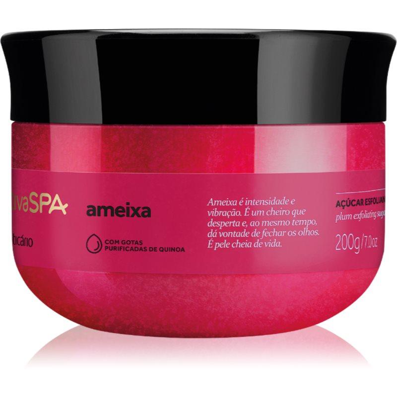 oBoticário Nativa SPA Plum Flower cukrový tělový peeling 200 g