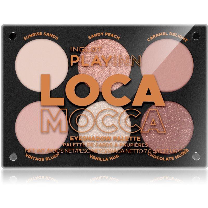 Inglot PlayInn Eyeshadow Palette paletka očních stínů odstín Loca Mocca 7.6 g