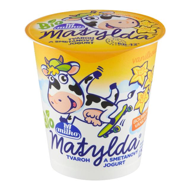Milko Bio Matylda tvaroh a jogurt vanilka