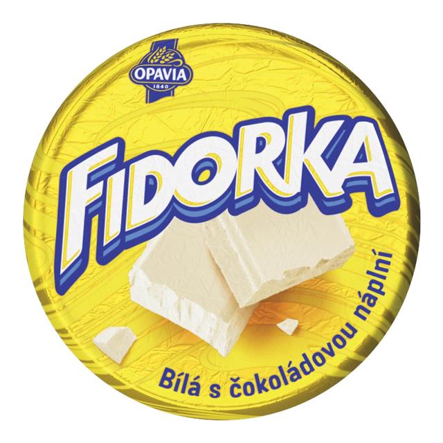 Opavia Fidorka v bílé čokoládě