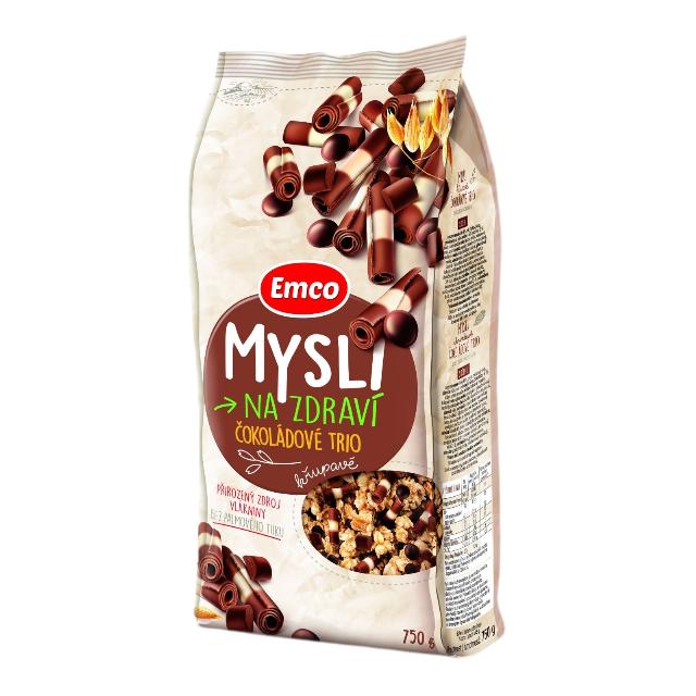 Emco Mysli na zdraví Křupavé čokoládové trio